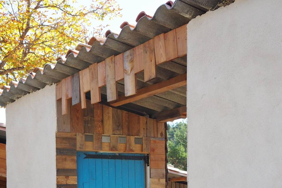 Toilettes sèches à l'extérieur