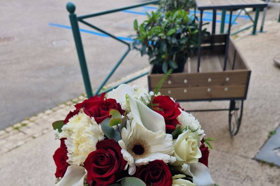 Bouquet de Mariée retombant