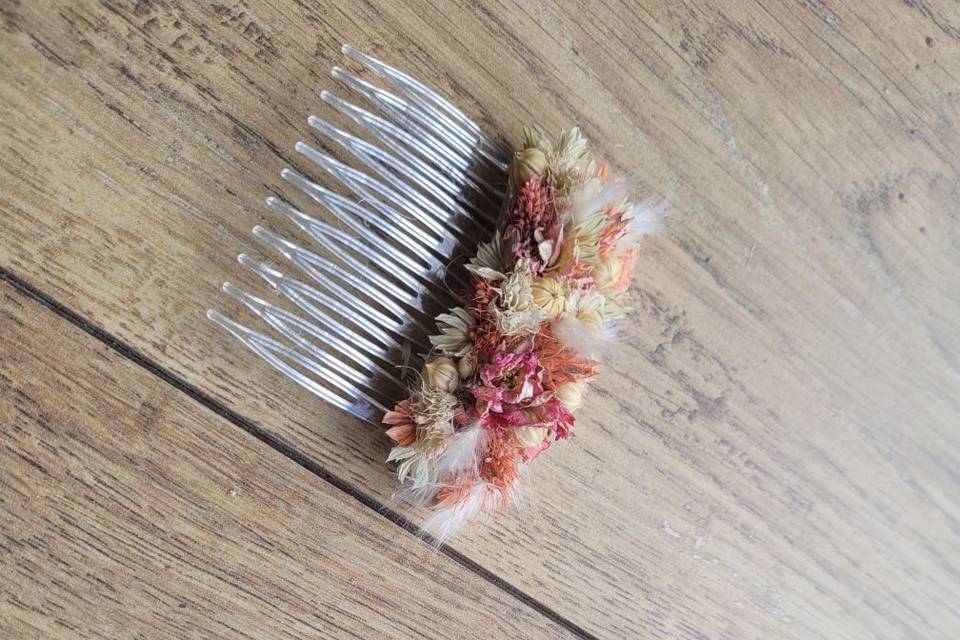 Peigne Fleurs Séchées