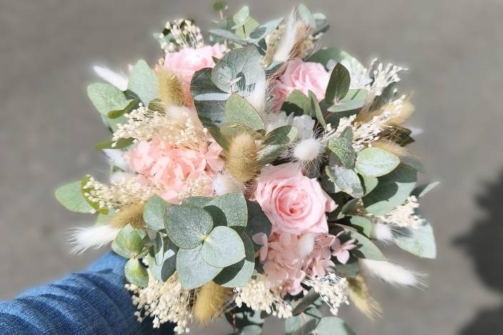 Bouquet fleurs séchées