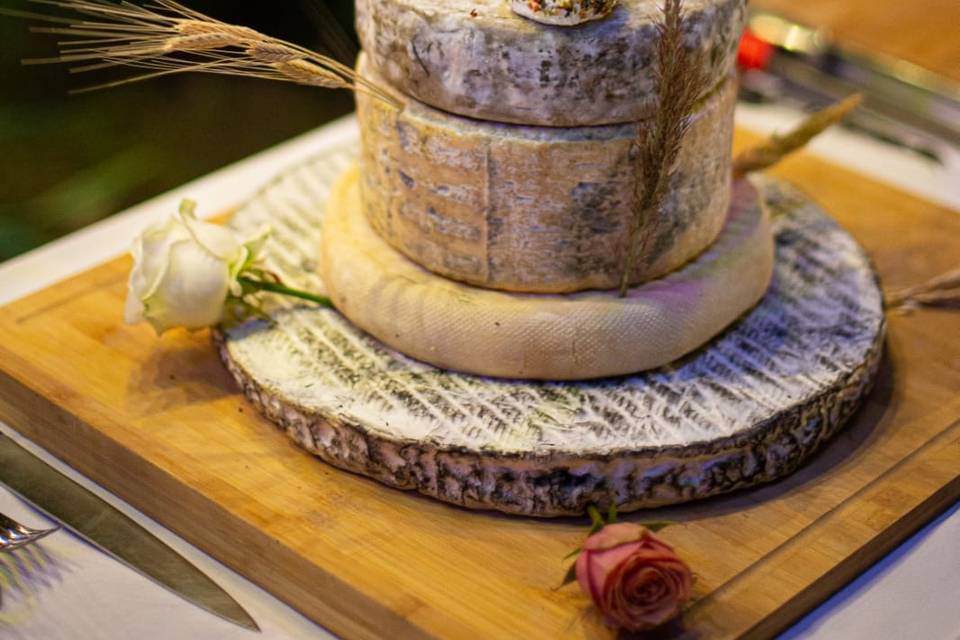 Pièce montée de fromages