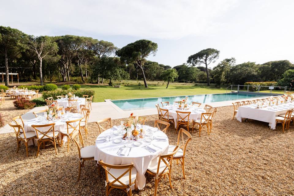 Jardin côté piscine