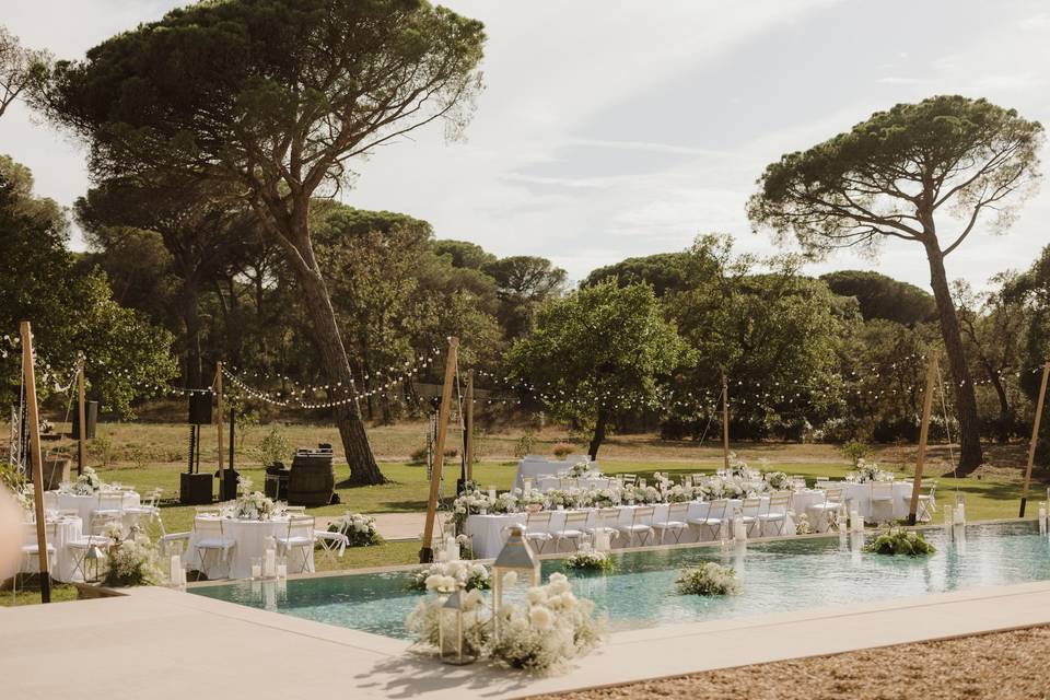 Jardin piscine