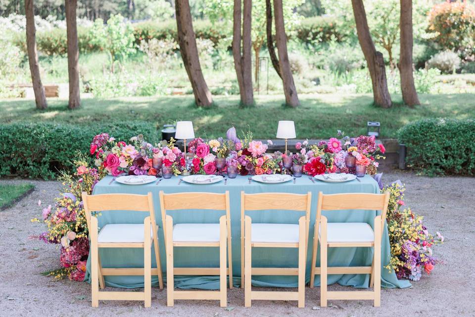 Jardin des fleurs blanches
