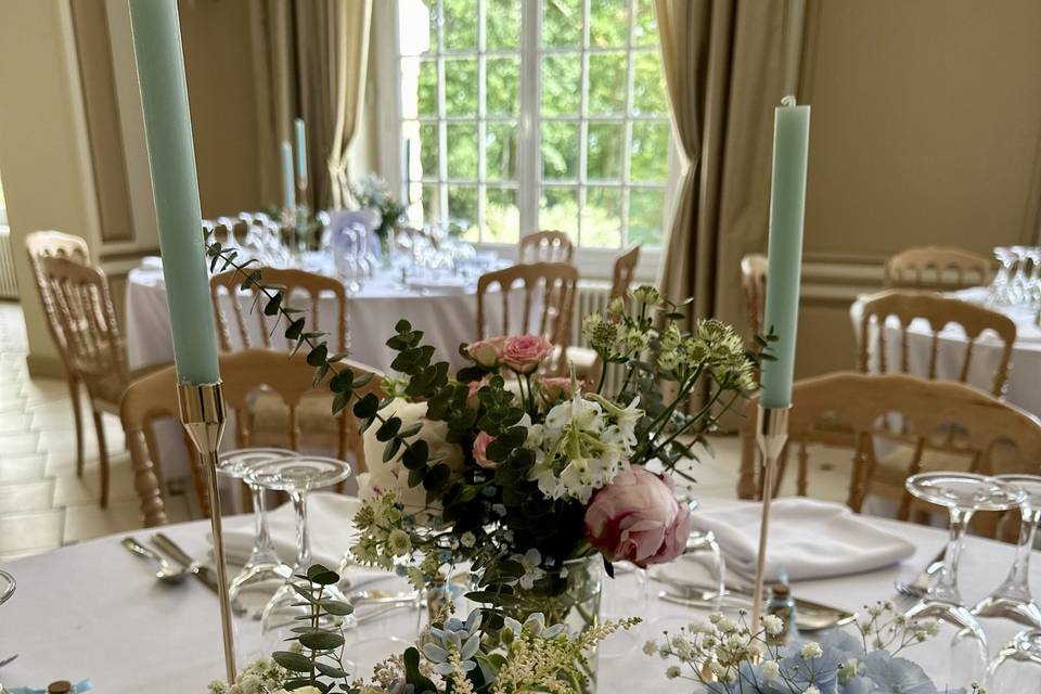 Trio de vases tables