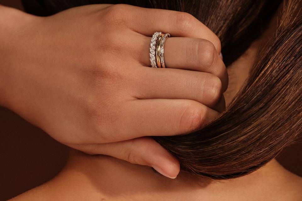 Bagues de mariage Zeina