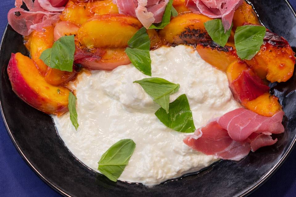 Stracciatella, Pêche & Parme