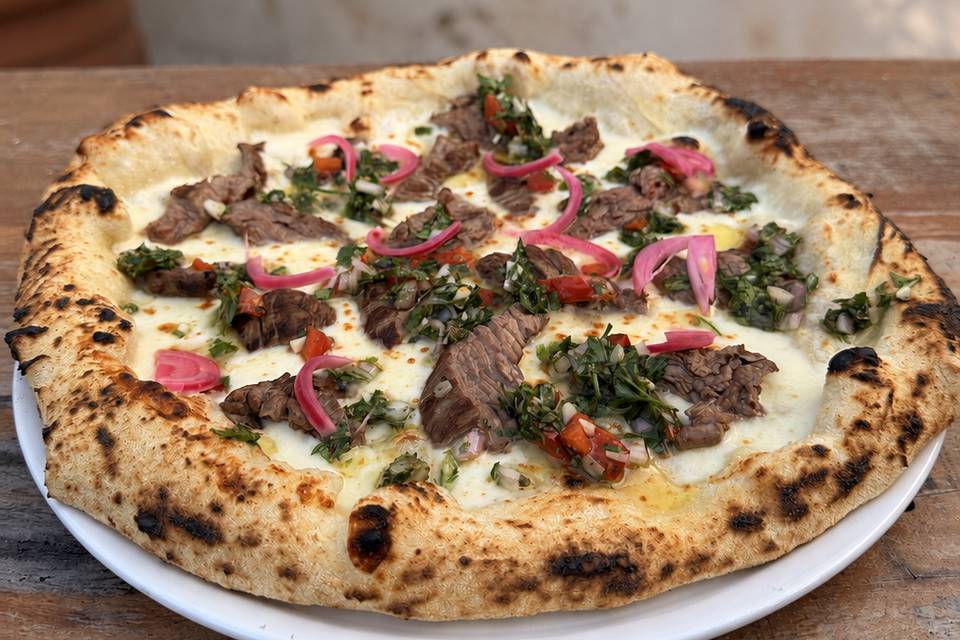 Emincé de boeuf et chimichurri