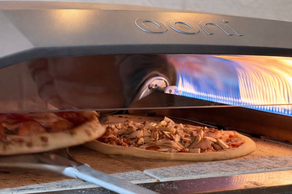 Cuisson de nos pizza au feu