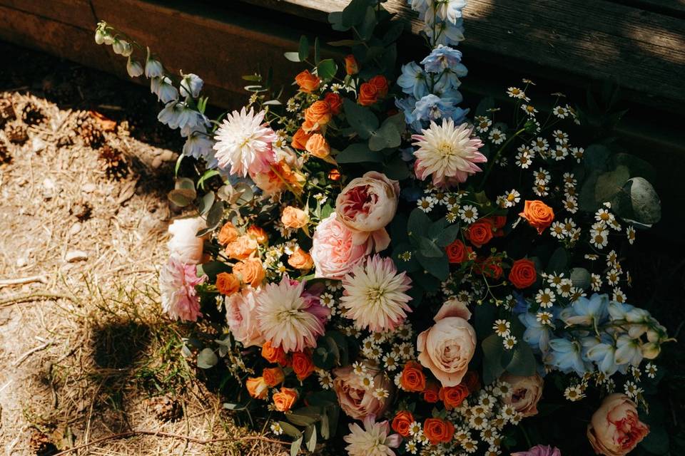 Décor devant d'arche