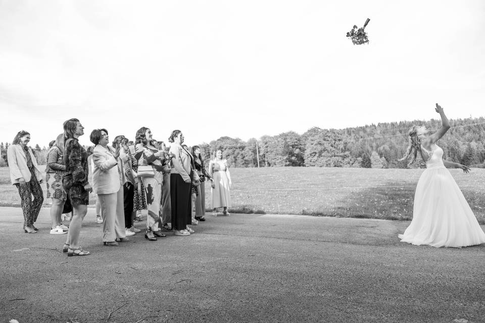 Lancé de bouquet