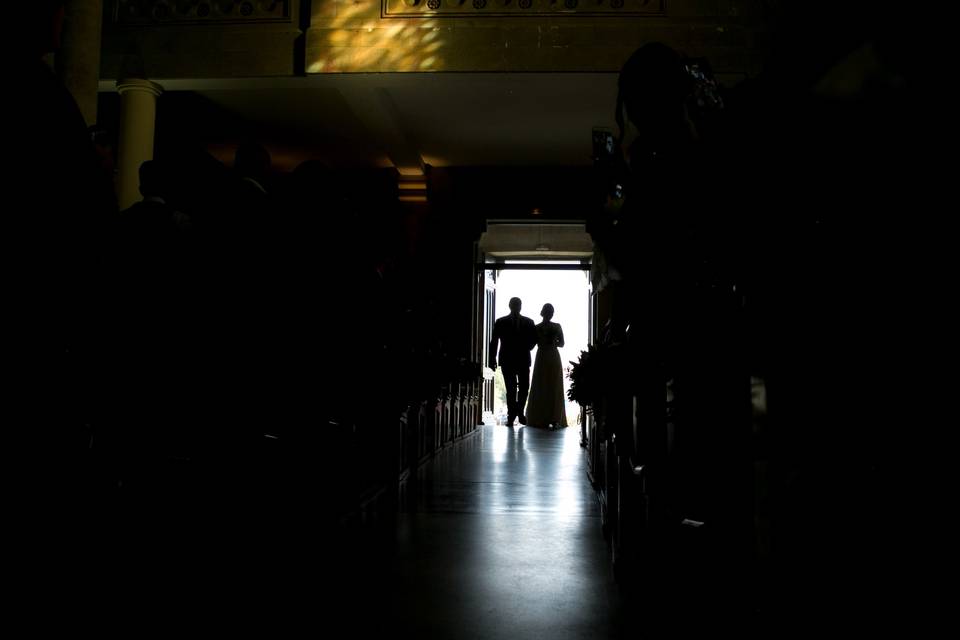 Entrée contre jour