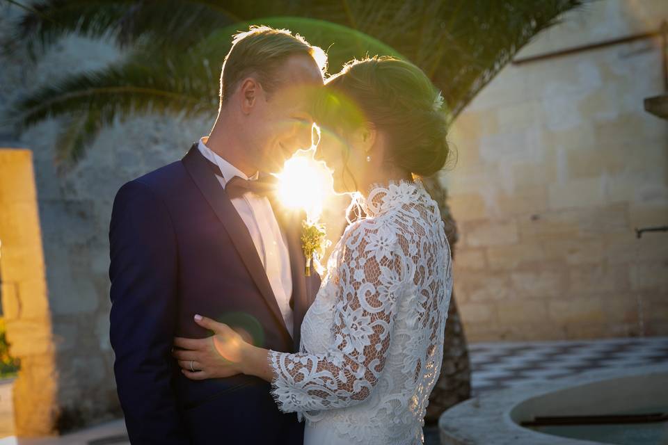 Couple sunset