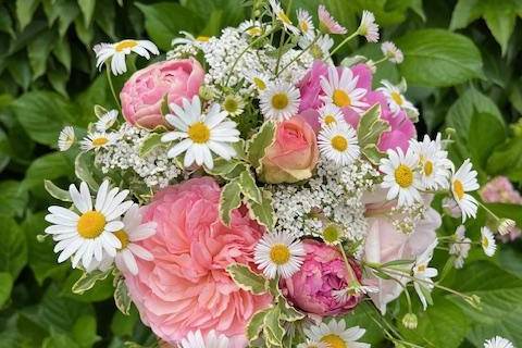 Bouquet de mariée de printemps