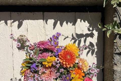 Bouquet de mariée d'été