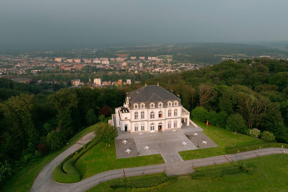 Le château : vue sur Namur