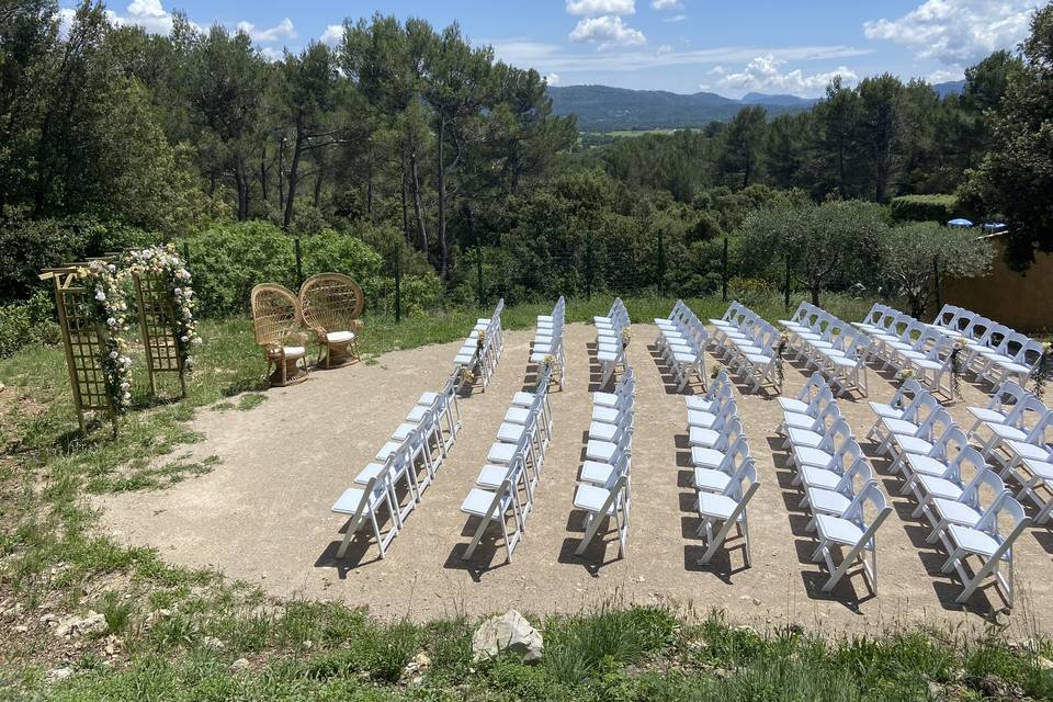 Kiosk pour vin d'honneur