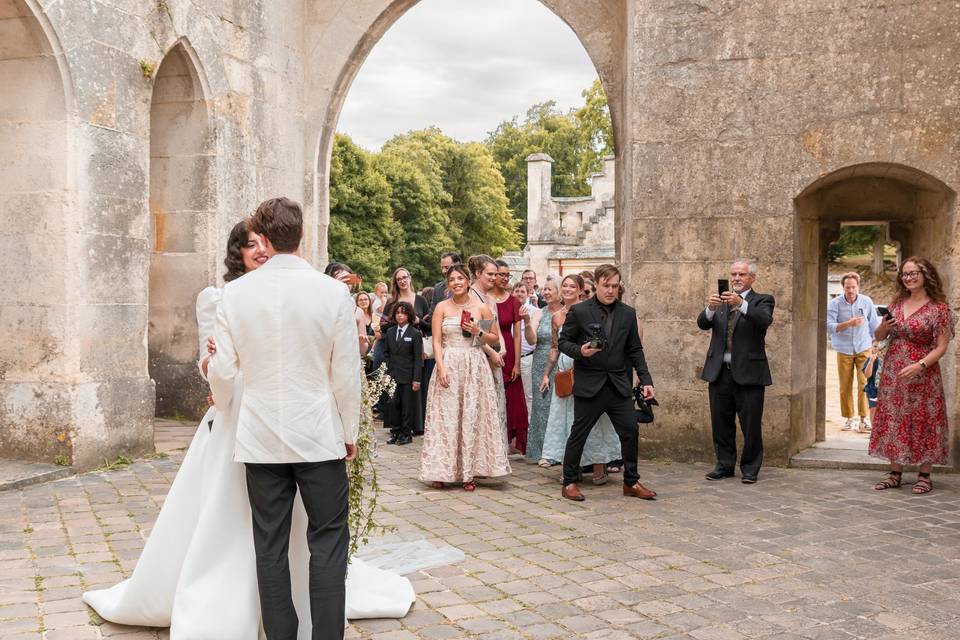 Entrée des invité au chateau