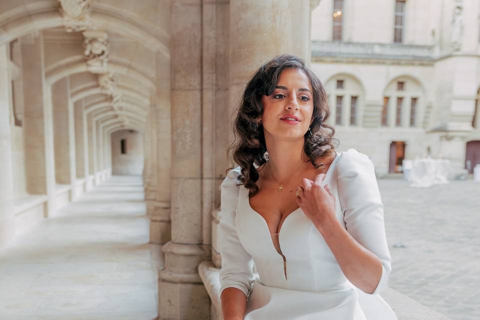 Détails robe de mariée