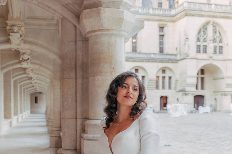 Portrait de la mariée