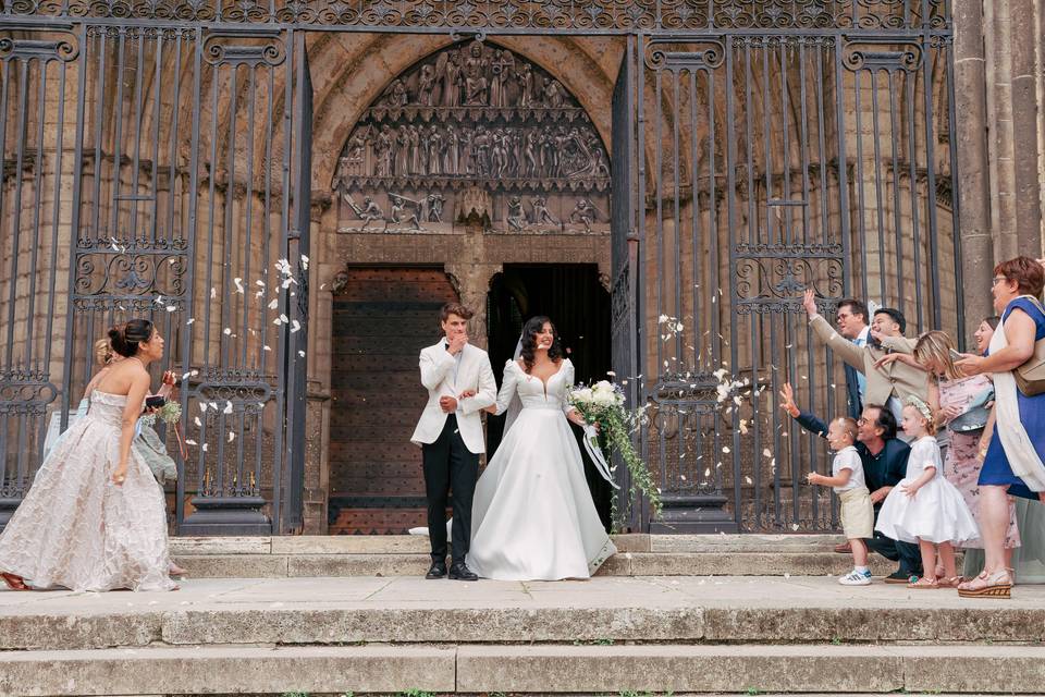 Sortie des mariée