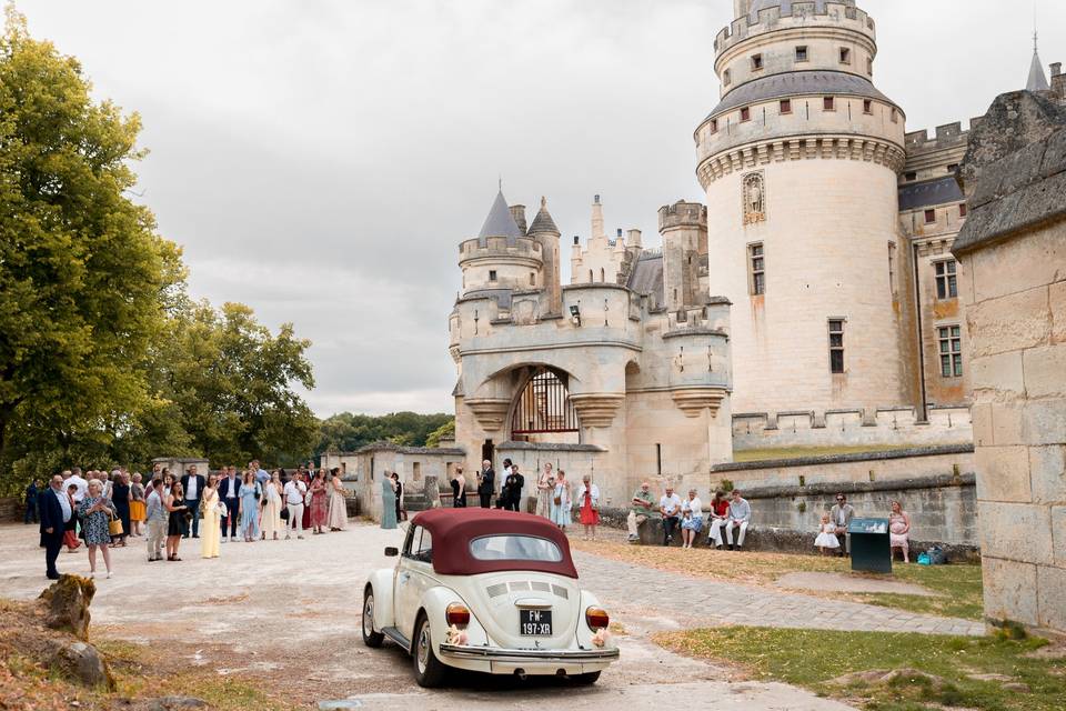 Arrivée lieu de reception