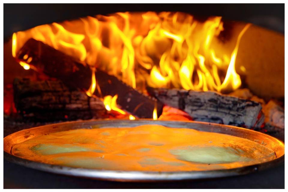 Cuisson feu de bois
