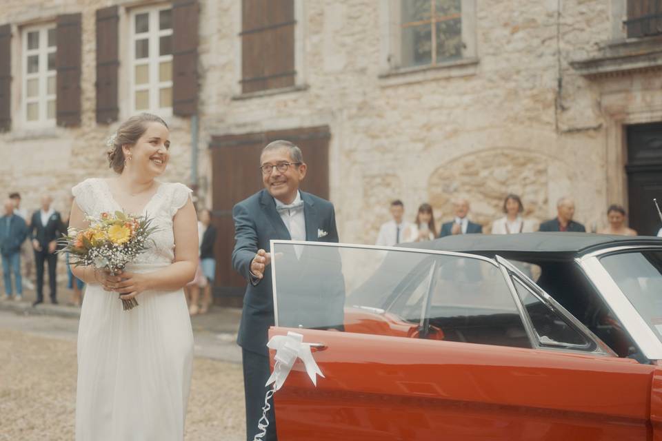 L’arrivée de la mariée