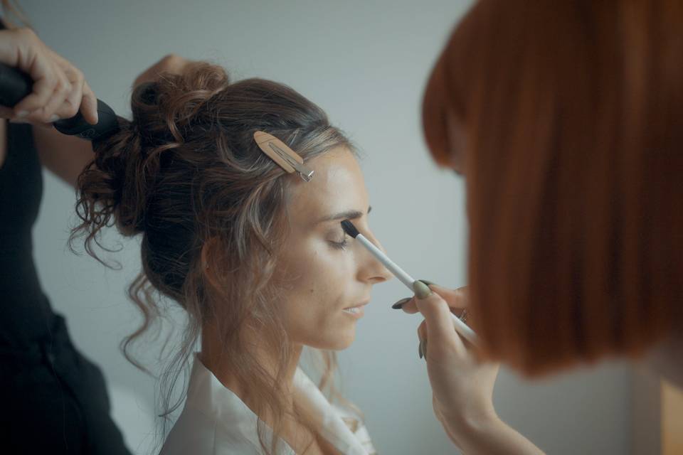 Les préparatifs de la mariée