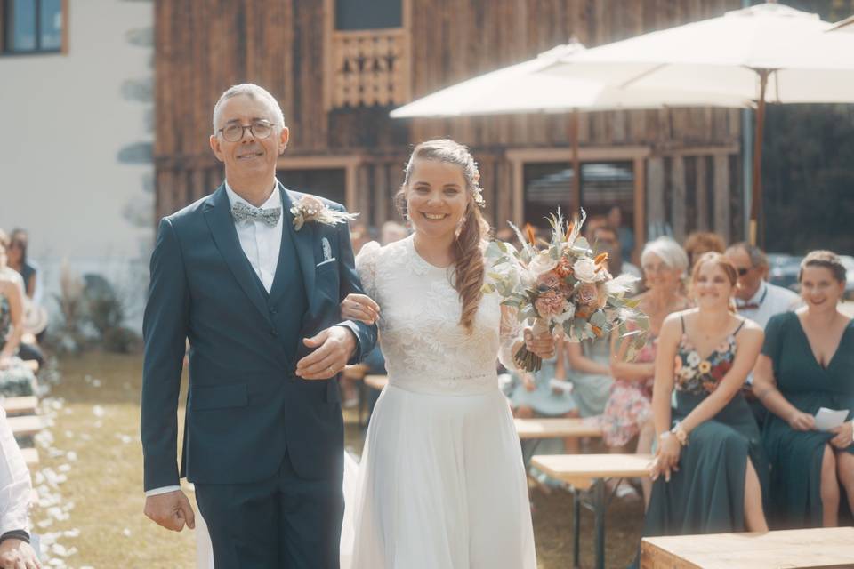 L’arrivée de la mariée