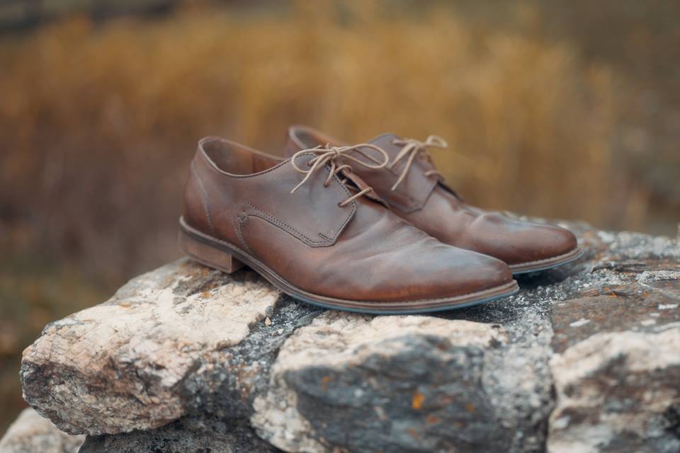 Les chaussures du marié