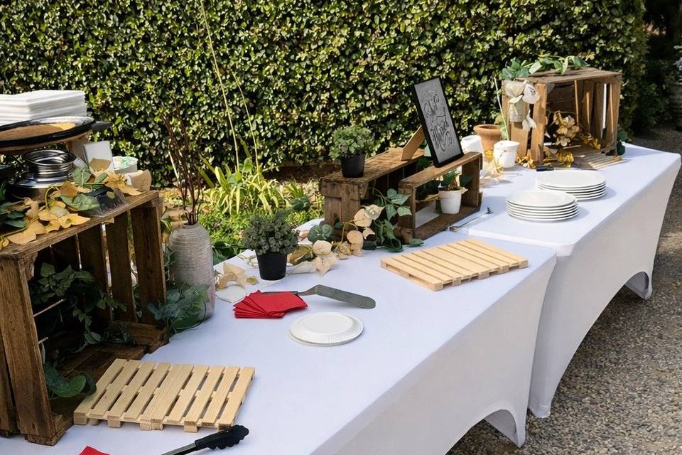 Buffet extérieur