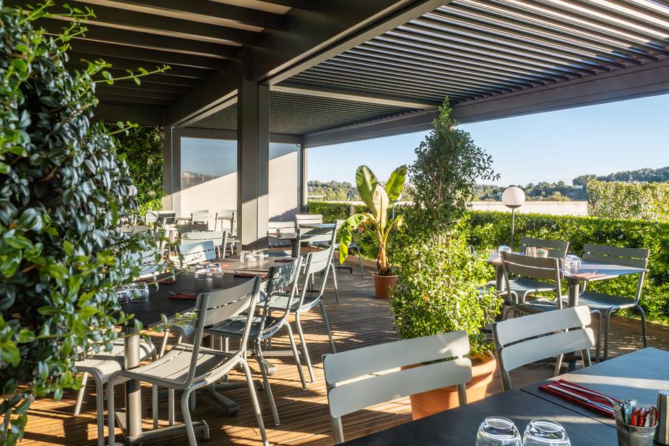 Terrasse couverte
