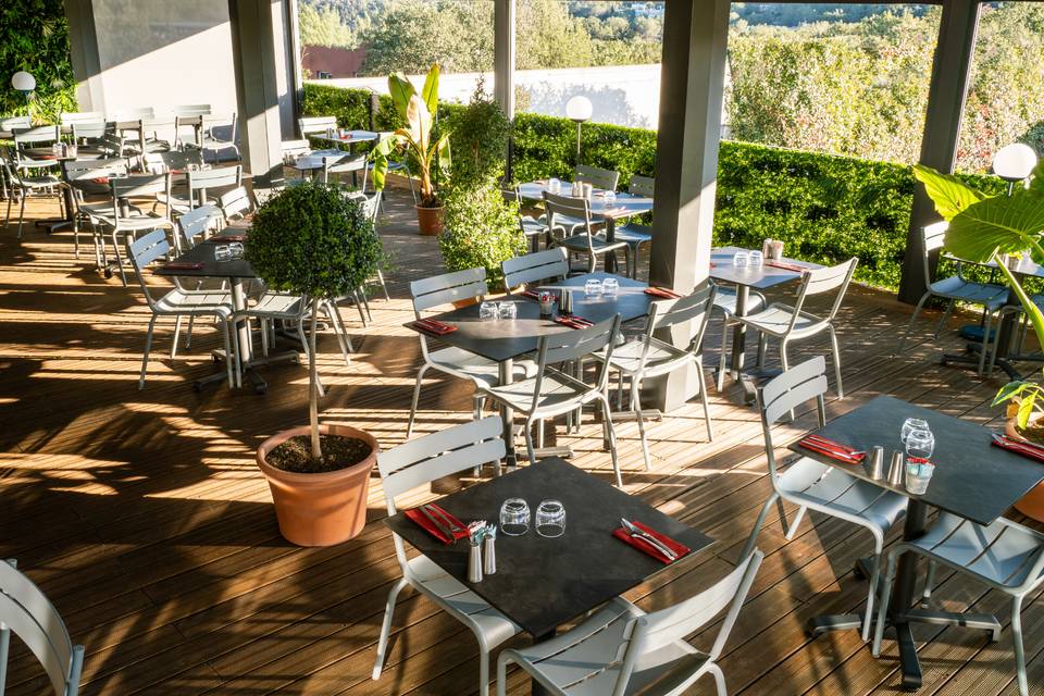 Terrasse couverte