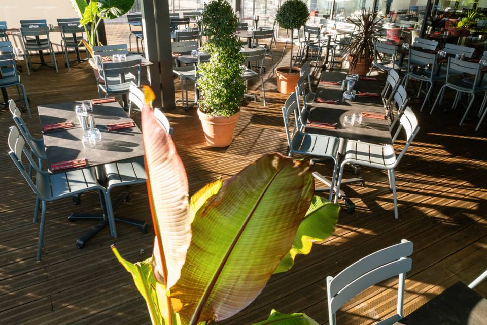 Terrasse couverte
