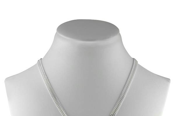 Collier épuré argent massif