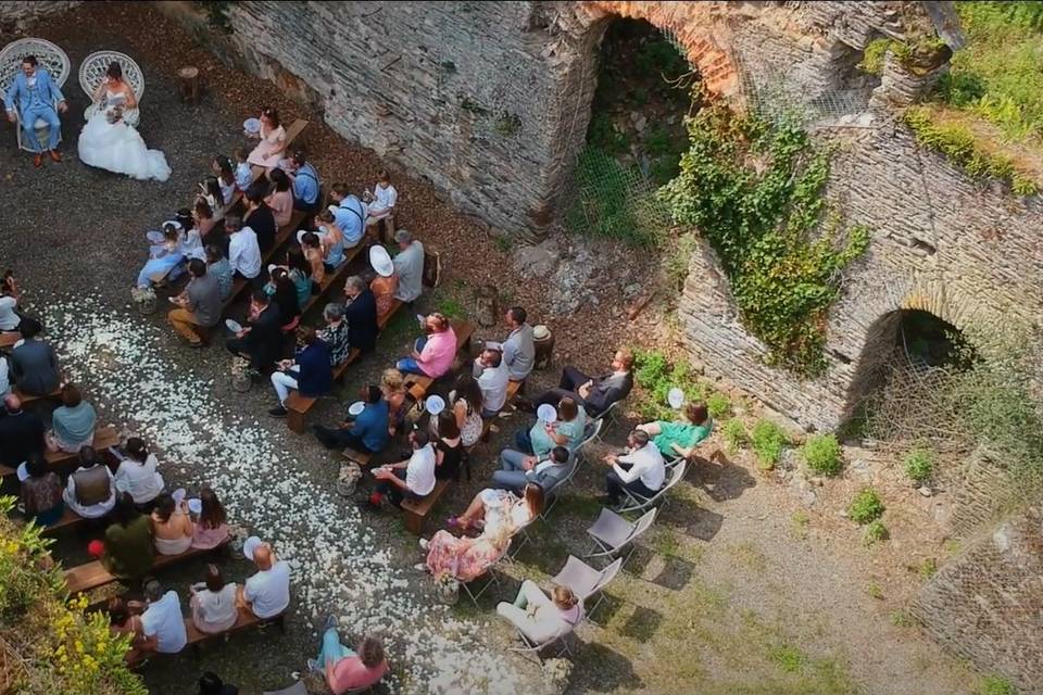 Prise de vue par drone