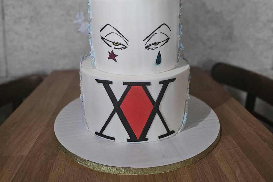Wedding cake double face