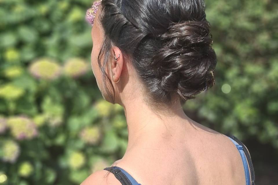 Chignon invitée