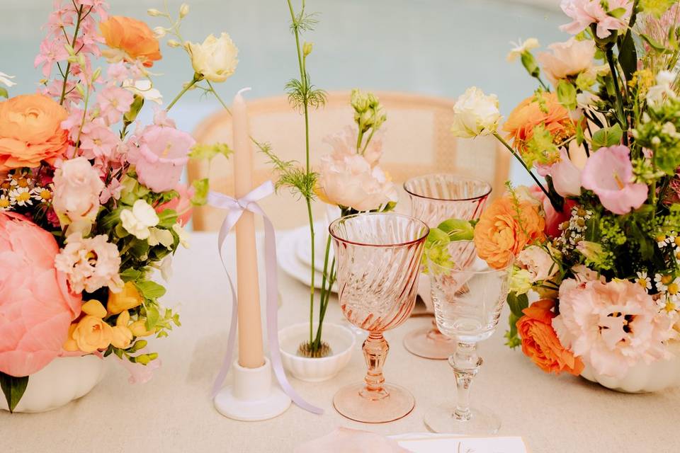 Menu mariage garden party
