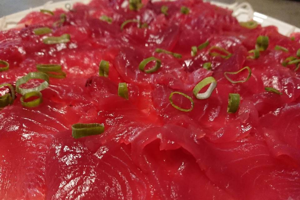 Sashimi de thon rouge