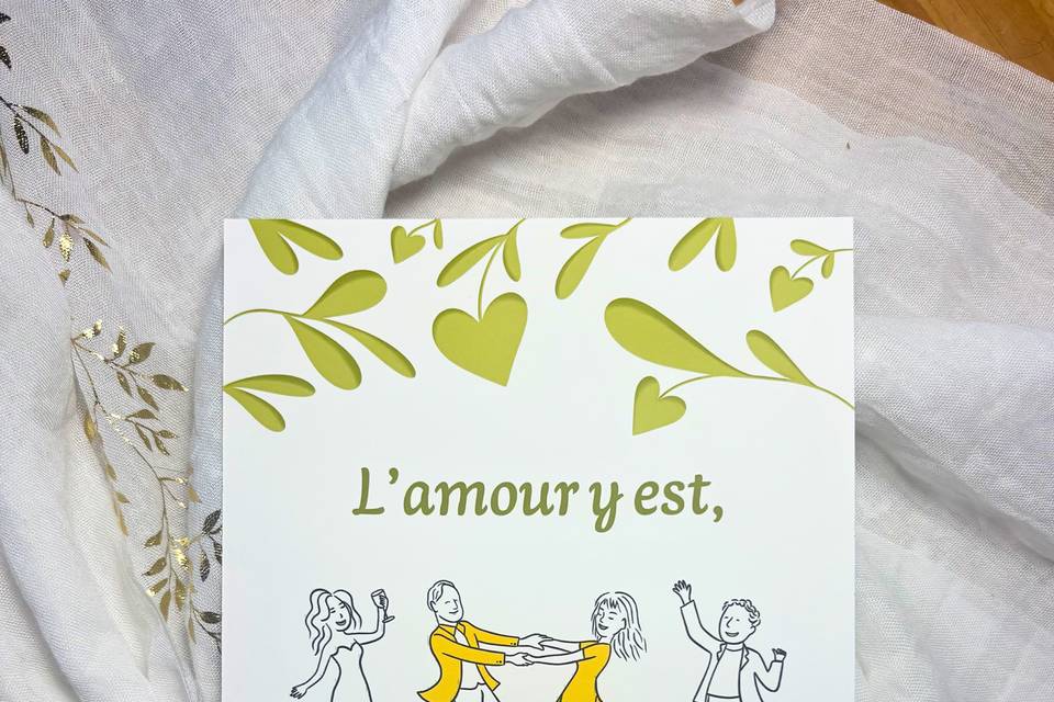 Illustration table de fête