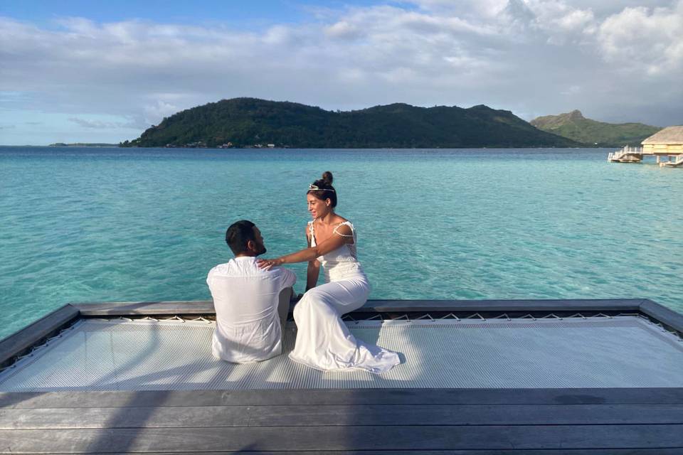 Mariage à Bora Bora