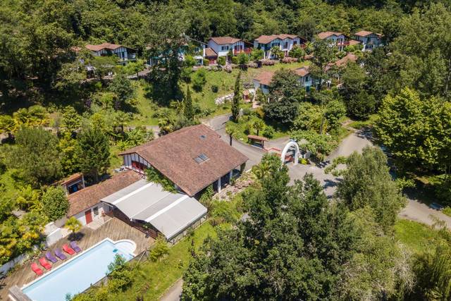 Le domaine vu d'en haut