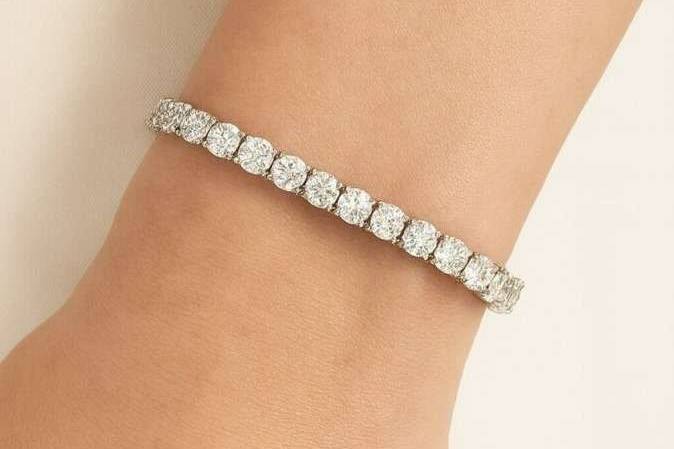 Bracelet diamants sur mesure