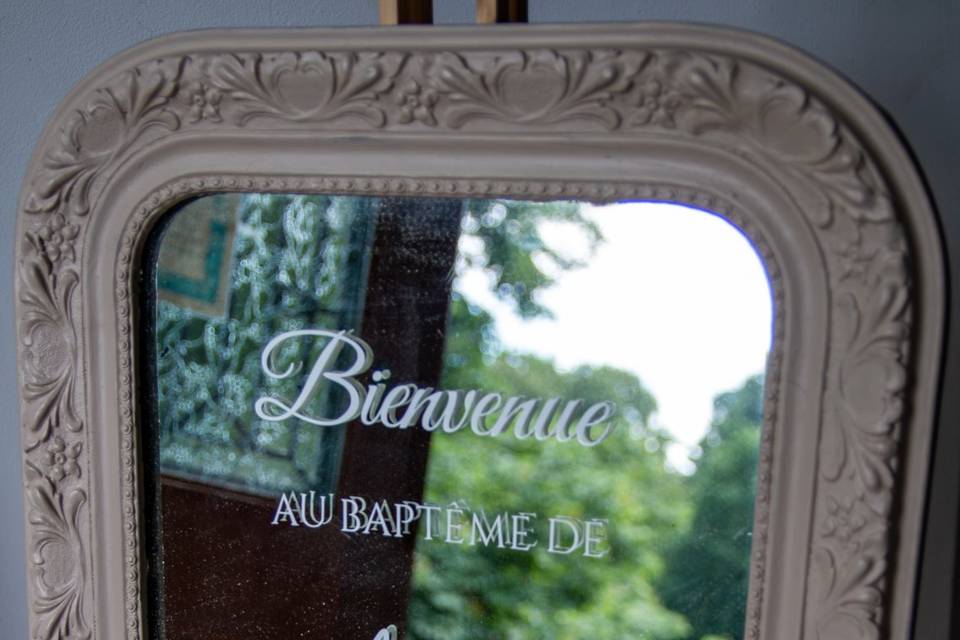 Le Miroir personnalisable