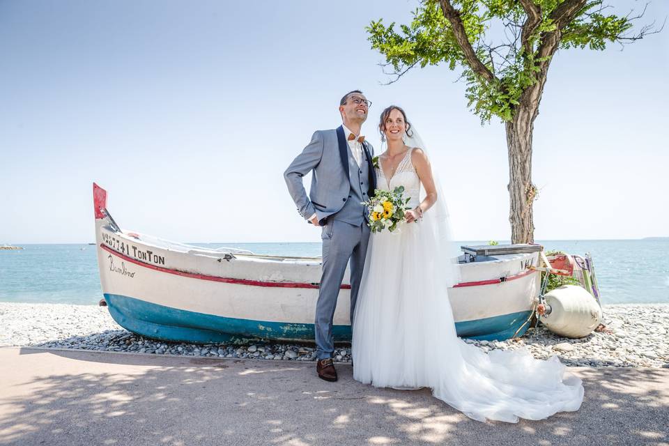 Mariage au bord de mer