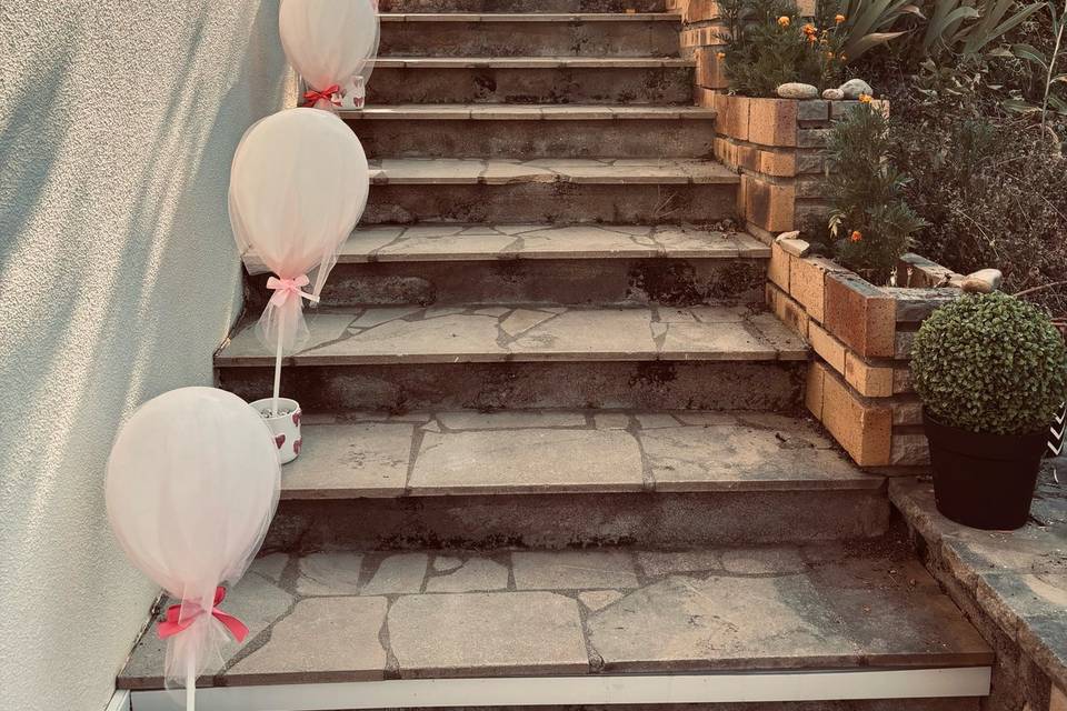 Entrée décorée