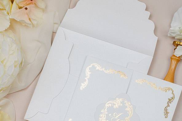 Faire-part de mariage élégant
