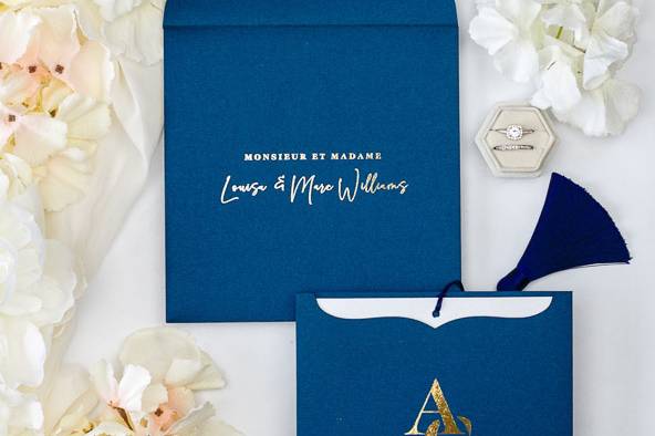 Faire-part de mariage élégant